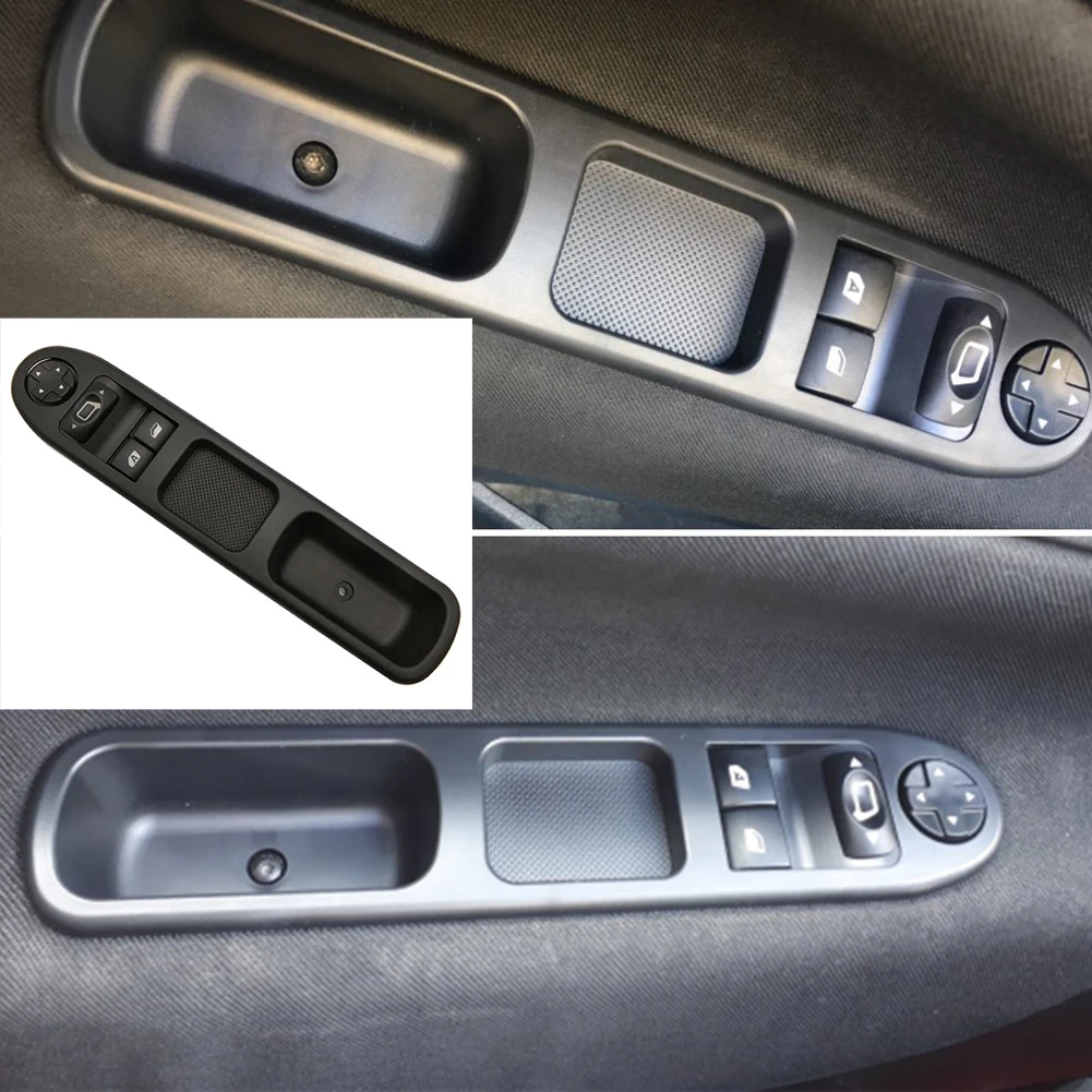 

Durable Switch Panel Electric Closer Car Interior Driver Side Window Lifting Control Button Accessories ABS For Peugeot 207