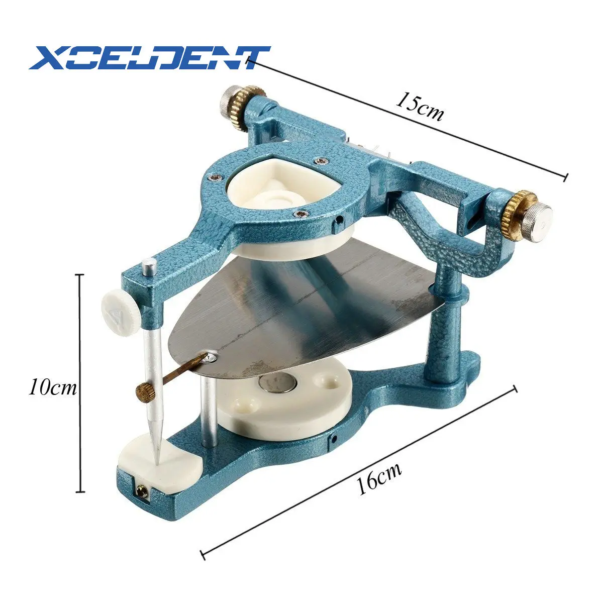 Dental Laboratory Big Size Silvery Alloy Articulators Adjustable Denture Magnetic Anatomic Articulator Dentistry Tools