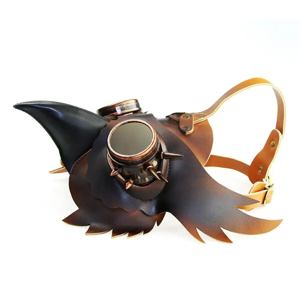 Стимпанк маска Чумного доктора птица длинный нос Косплей Необычные рот маски эксклюзивный Готический Ретро Рок кожа Хэллоуин костюм маска