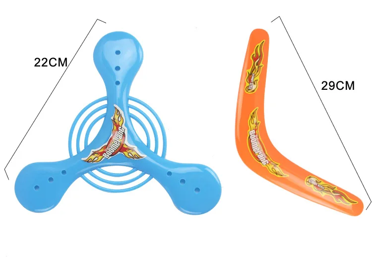 4 шт. спортивные пластиковые летающие игрушки для детей 4 Формы Красочные легкие возвращенные игрушки бумеранг