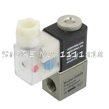 

AC 220V 2 Port G 1/4" Air Control Penumatic Solenoid Valve 2V025