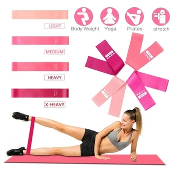 

Pull Up Mini Resistance Bands Fitness Loop Yoga Workout Elastic Sport Band Set Rubber Bands Fitness Gum Exercise Gym Strength