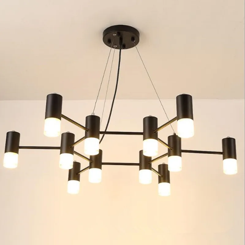 

6/10/12 Heads Modern Dining Room Pendant Light Creative Geometry Designer Living Room Bar Led Hanging Light Free Shipping