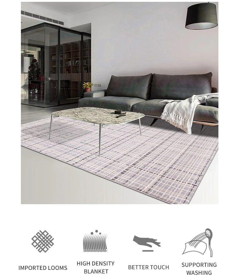 80*120 см, современный Jianou журнальный столик для гостиной, ковер, диван, спальня, кровать, боковой ковер, подушка, светильник, роскошный бытовой, настраиваемый
