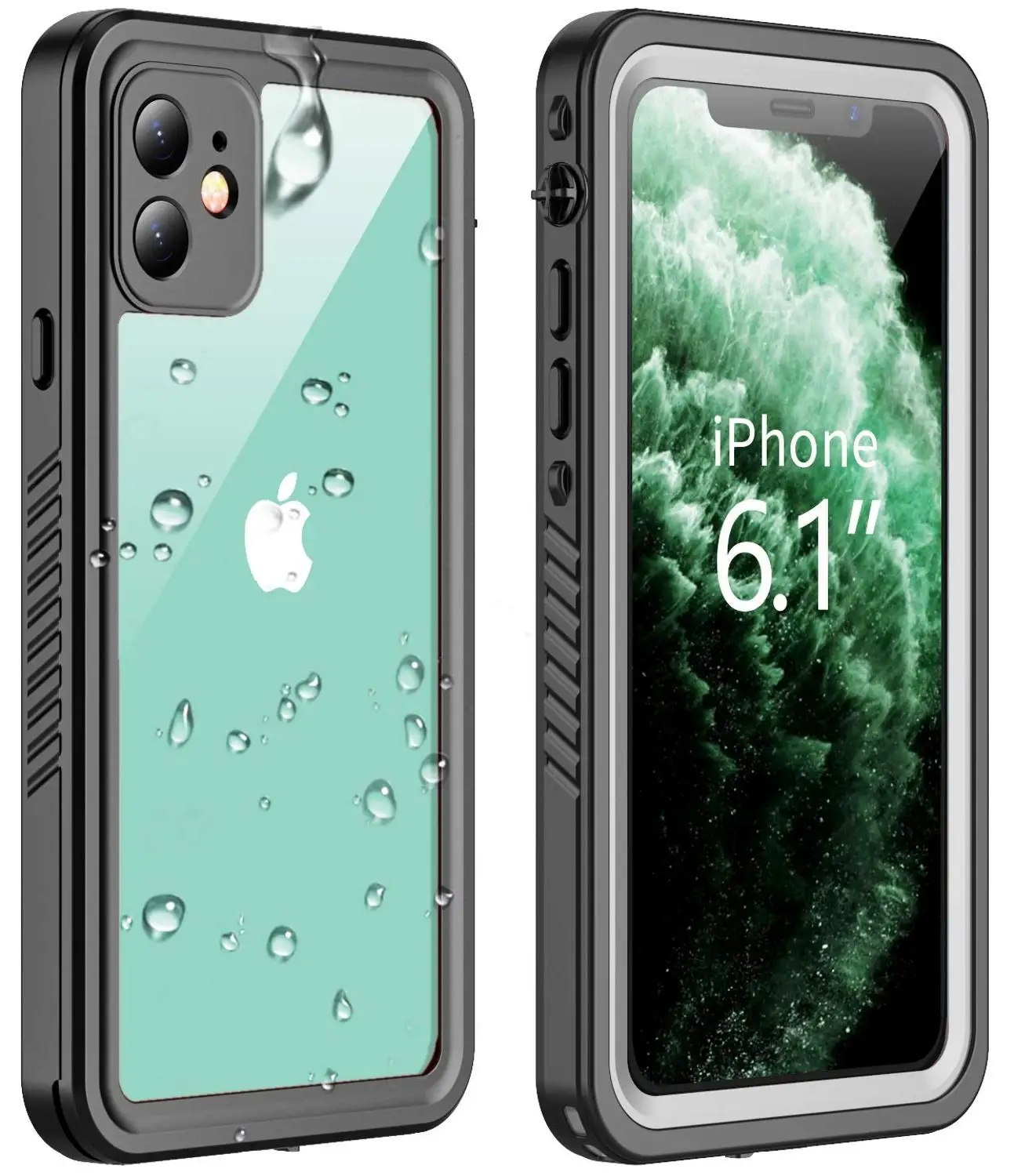 

IP68 Waterproof case For iPhone 11 Shock Dirt Snow Proof Protection for iPhone 11 6.1 inch With Touch ID Phone Case Cover