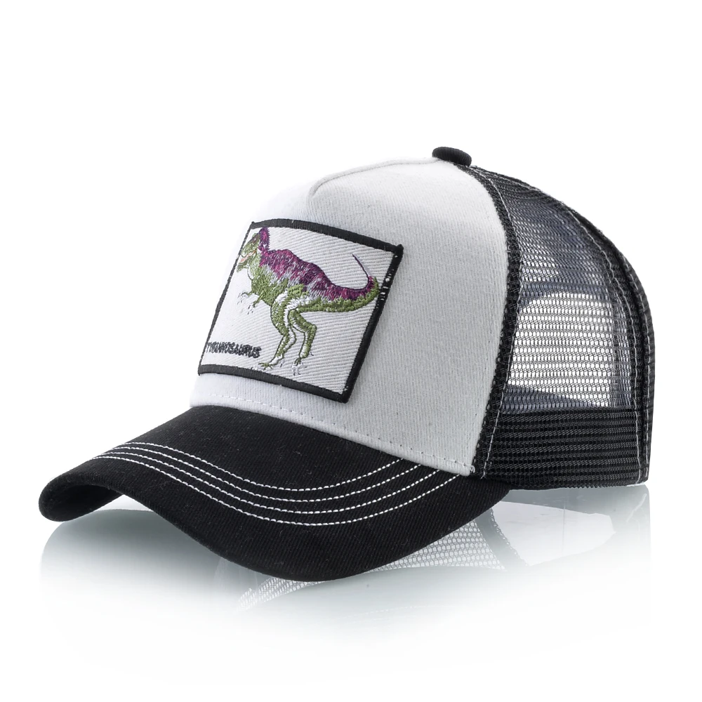 Fashion Baseball Cap With Dinosaur Embroidery Patch Men's