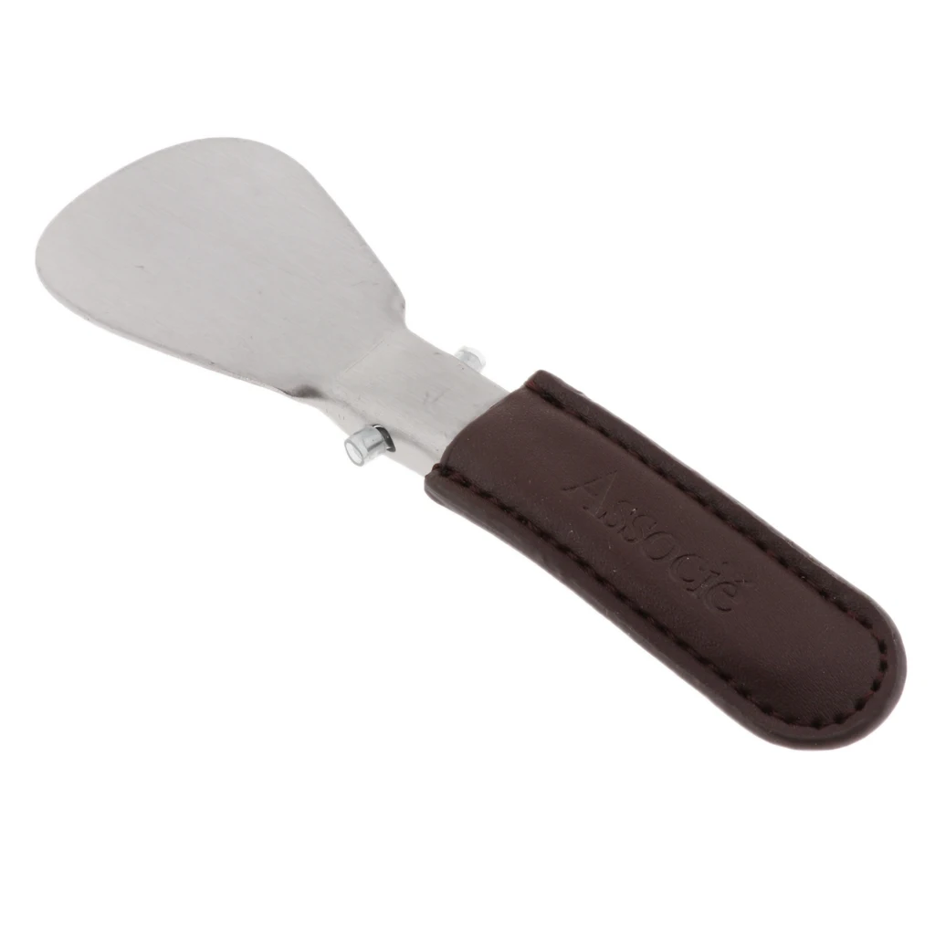 

Portable Leather Shoe Horn Lifter Folding Metal Shoehorn Stainless Steel Spoon for All Size Feet
