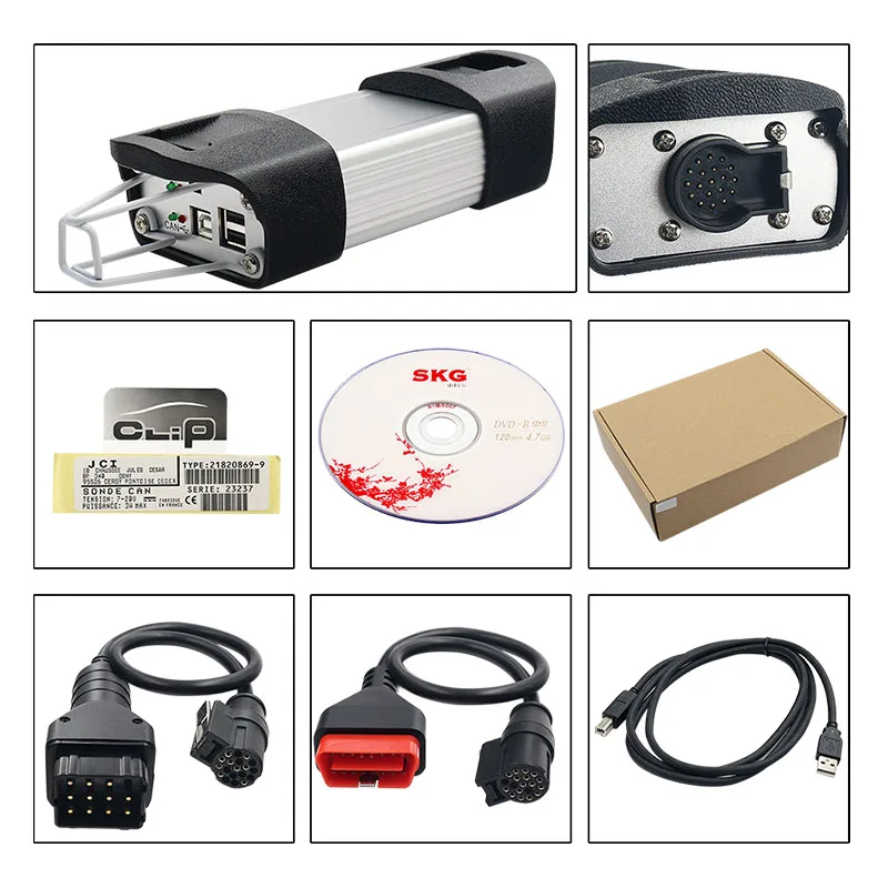 RENAULT CAN CLIP V212金边AN2131全芯片 适用于雷诺汽车检测编程阿里巴巴