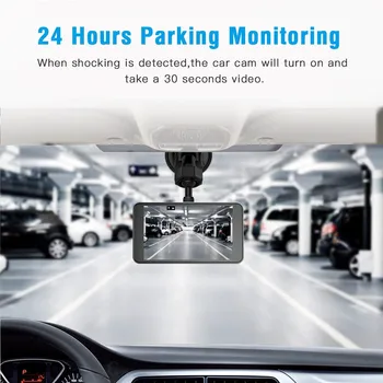 

Car Follower 4" Full HD 1080P Car DVR IPS Car Camera Dual Lens Dash Cam G-sensor Parking Front+Rear View Camera Video Recorder