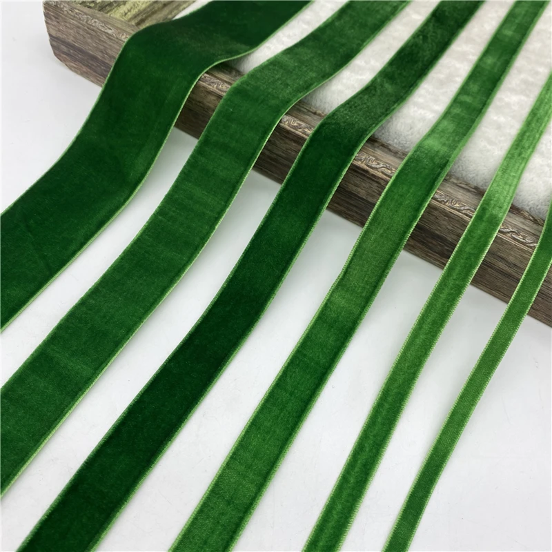 6/10/15/20/25/38mm Velvet Ribbon For Handmade Gift Bouquet Wrapping Home Party Decor