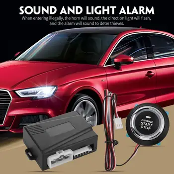 

Keyless Entry Antitheft Start Lock Car One-Button Start Auto Hide Lock for Door Locking System Securityalarm Button