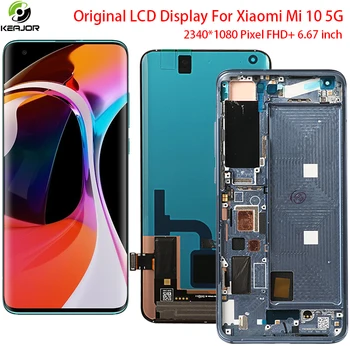 

6.67'' Display For Xiaomi Mi 10 Mi10 LCD Display Touch Screen AMOLED Accessory Digitizer Replacement Assembly For Xiaomi Mi 10