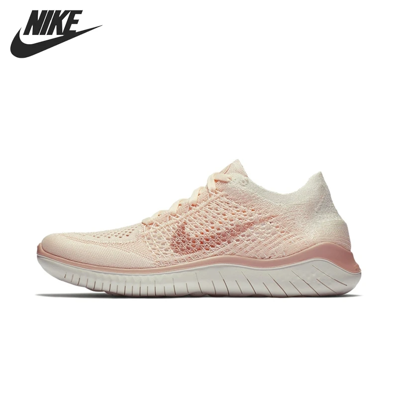 Оригинальные новые поступления NIKE WMNS FREE RN FLYKNIT 2018 женские кроссовки для бега |