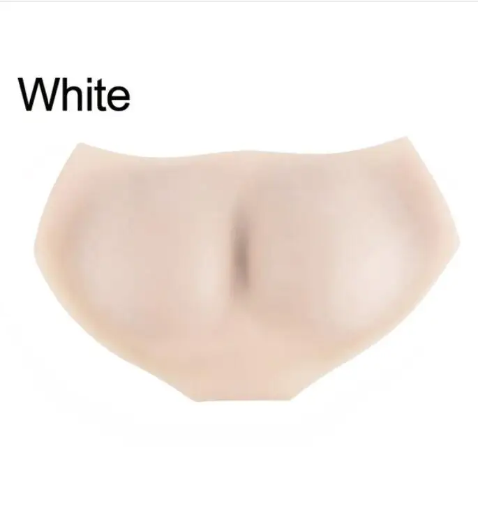 White Размер M, L, 1000 г, силиконовые набедренные штаны, для всего тела, с подкладкой, усилитель ягодиц, формирователь, сексуальные трусики, поддельные задницы, пуш-ап, переодевание, нижнее белье - Цвет: White