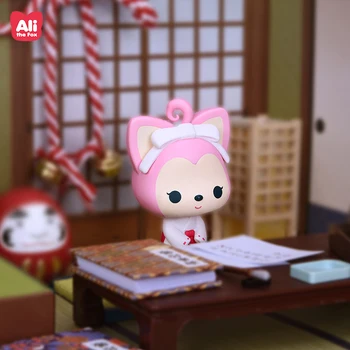 

Blind box A raccoon cherry on the signed series tide play hand-made mini doll toy desktop decoration collection authentic