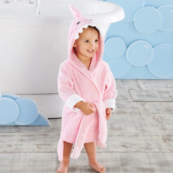 [Large Size] Export South Korea Shark Has CHILDREN'S Cartoon Modeling Bathrobe M No. Large Size Beach Bath Towel