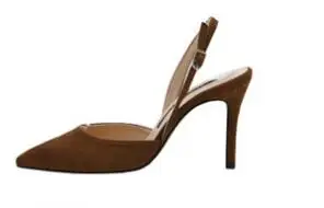 brown 8cm QSR/туфли-лодочки Новые весенние туфли на высоком каблуке 6 см/8 см с острым носком; модные пикантные замшевые босоножки с пряжкой на полой подошве - Цвет: brown 8cm