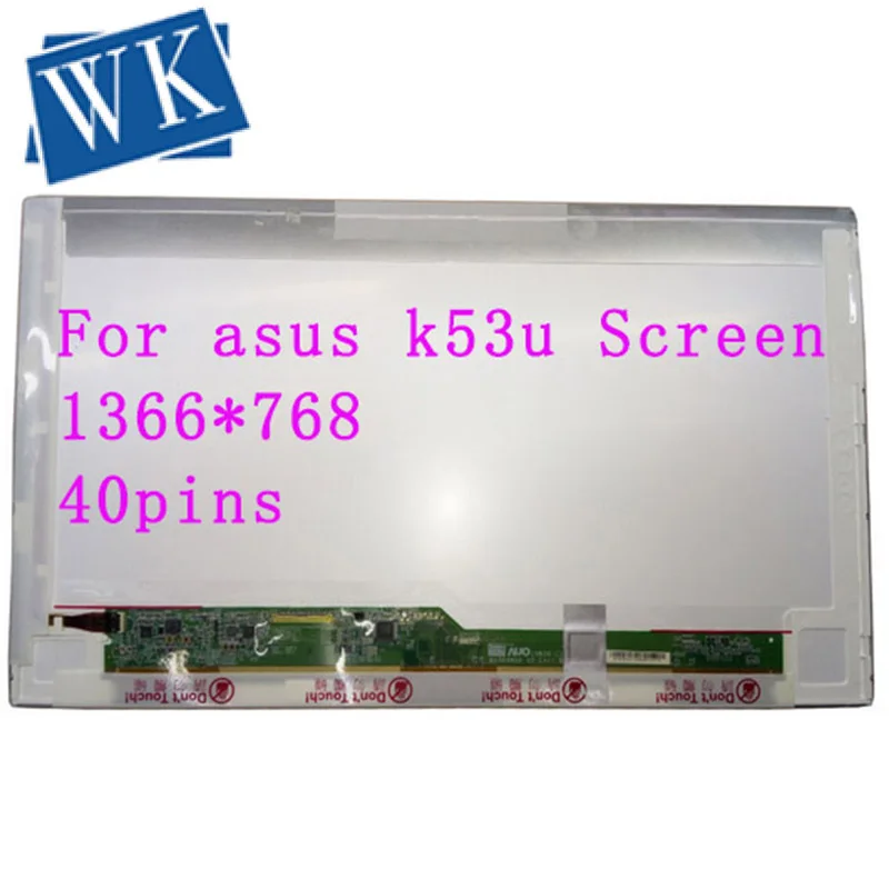 Per Asus K53U Screen Lcd Led Display Matrix Per Laptop 15.6 Hd 1366 X768 Led Monitor Di Ricambio Per Pannello