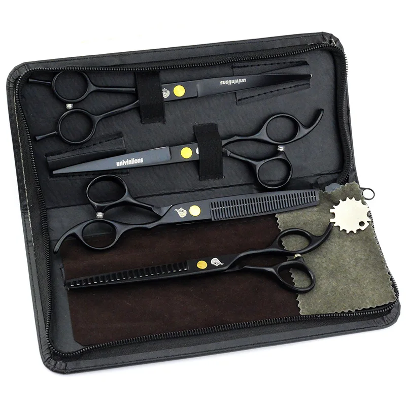 7 Inch Pet Dog Hair Clippers Pet Dog Gromming Scissors Pet Straight &thinning & Up Curved