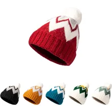 

Winter Hats for Women New Beanies Knitted Ladies Hat With Pompon Girl Autumn Female Beanie Caps Warmer Skullies Bonnet Cap