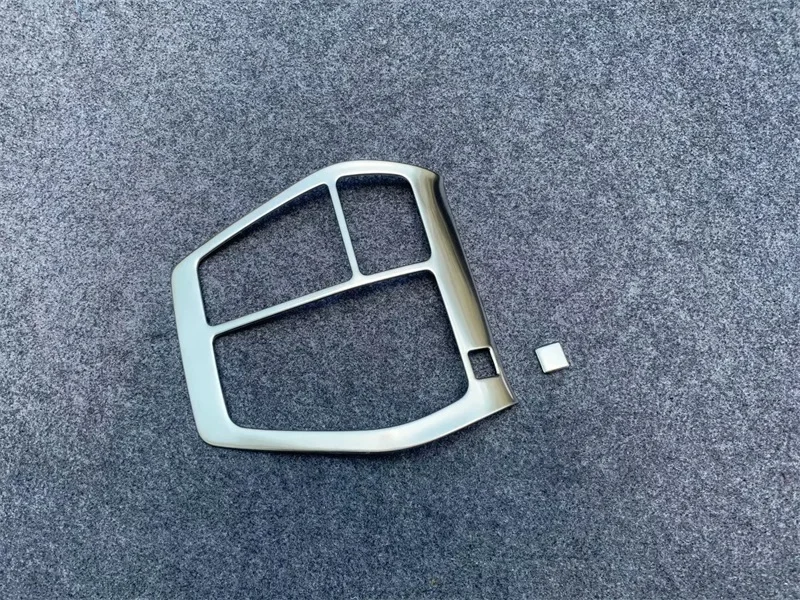 Для Toyota RAV4 Автомобильная внутренняя панель переключения передачи коробка панель Крышка отделка из нержавеющей стали декоративные аксессуары для стайлинга автомобилей - Цвет: Silver
