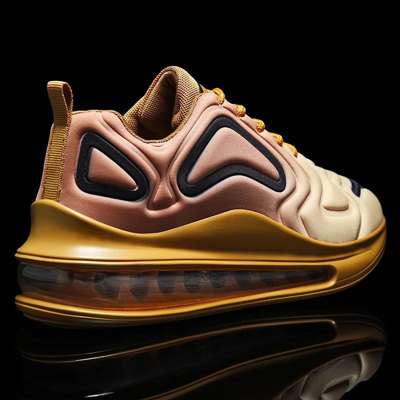 

High Quality Large Size Men's PU Air Cushion Casual Shoes Men's Trend Breathable Sneakers Luxury Fashion Wear Shoes Nine Colors