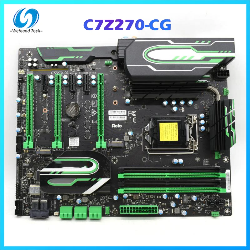 Настольная материнская плата для Supermicro C7Z270-CG Z270 1151 DDR4 M.2 Поддержка 7700K 6900K идеально
