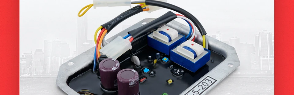 Генератор запасные части AVR мощность регулируемое питание автоматический регулятор напряжения AN-5-203 для Denyo Genset