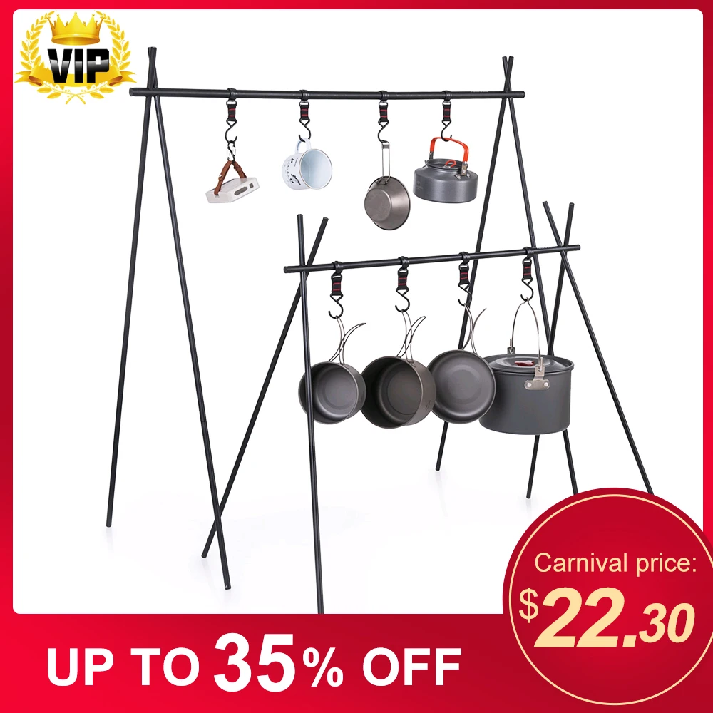 

Naturehike ChenYi Aluminum Alloy Hanging Rack Outdoor Camping 8kg Bearing Weight Triangular Rack Clothes Storage Rack