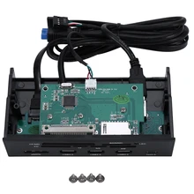 Внутренний кард-ридер Мультимедиа многофункциональная Панель ПК Передняя панель type-C USB 3,1 USB 3,0 Поддержка CF