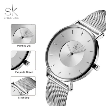 

Women's Watch Luxury Fashion Female Clock Gold Sliver Mesh Ladies Wrist Watch Women Relogio Feminino reloj mujer zegarek