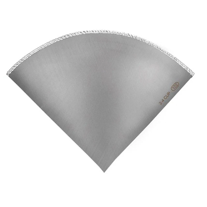 Wiederverwendbarer Kaffeefilter Größe 4 - 3er Set Aus Edelstahl Für 8-12 Tassen