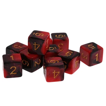 

Set Of 20 D6 Acrylic Dices Die Dice Toy For D&D TRPG MTG Adult Gambling Game