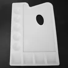 Пластиковая ПВХ утепленная прямоугольная масляная водная палитра акриловая живопись цветная сковорода