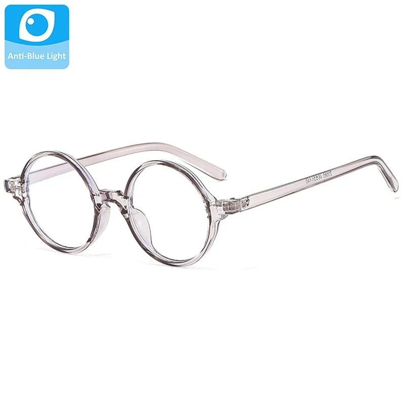 cute blue light glasses Anti Blue Light Blocking Glasses Women Optical Round Frame Transparent Men Eyeglasse Filter Reduces Eye Computer Female Male blue light protection glasses Blue Light Blocking Glasses