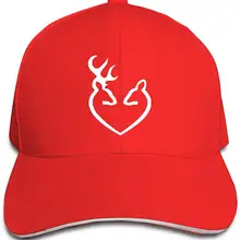 Бейсбольная Кепка унисекс Browning Kiss Heart, Классическая Регулируемая Кепка на липучке