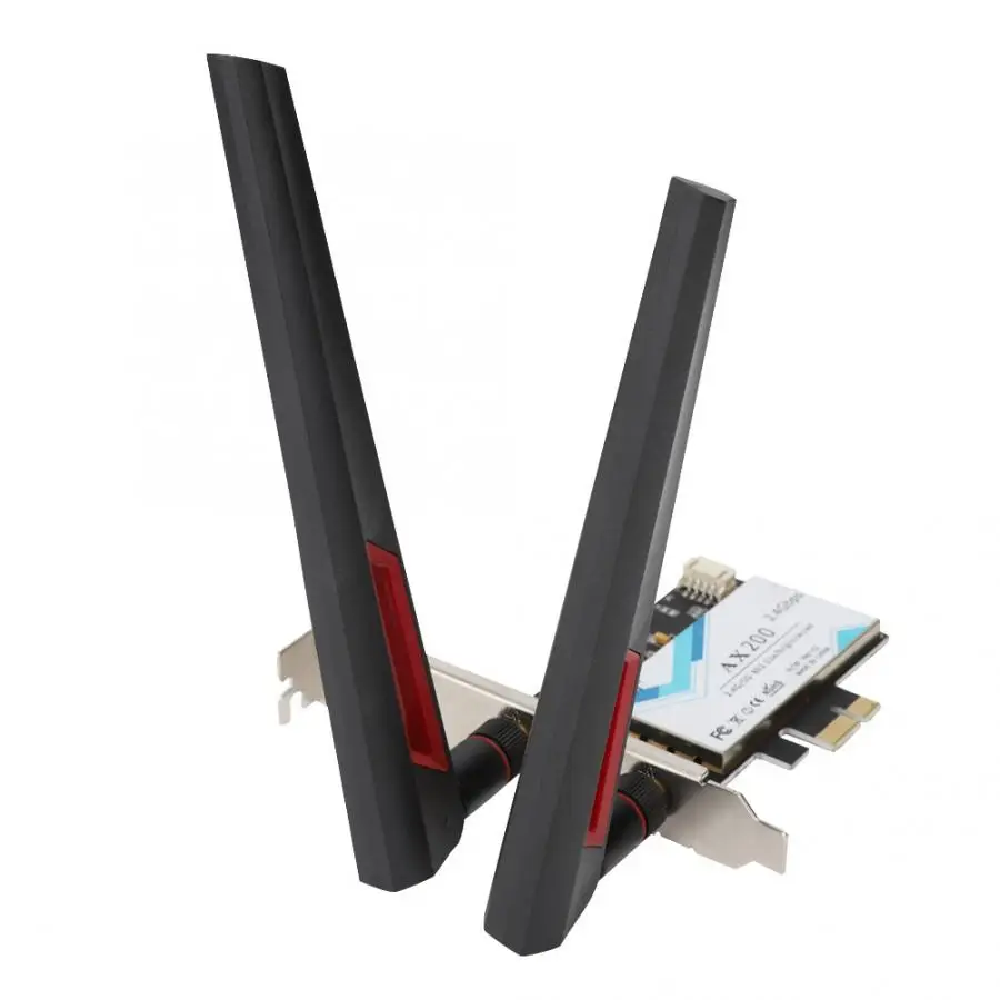 2400 Мбит/с PCI-E сетевая карта для Intel AX200 802.11ax WiFi6 Bluetooth 5,0 с AC88U антенной [S] настольная сетевая карта