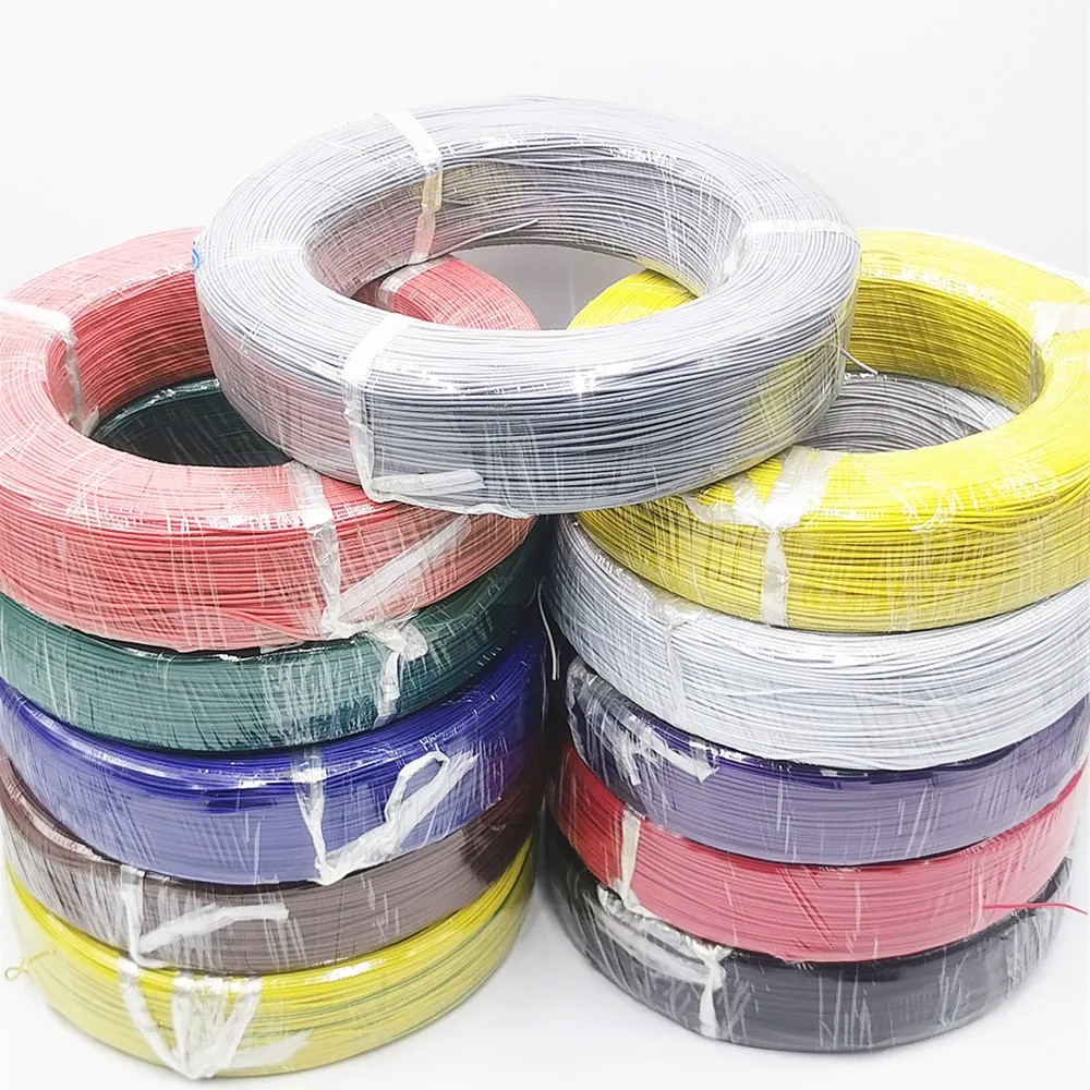 Электронный провод 24awg 26 28 30 22AWG 18AWG 16AWG 5 метров 11 цветов в наличии|Электрические