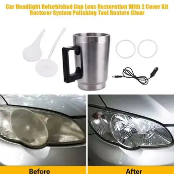 

Headlight Polishing Cup Car Headlight Refurbished Atomizing System Restoration Lens Tool Restorer Kit Cup Cleaning Polishin Q1Q5