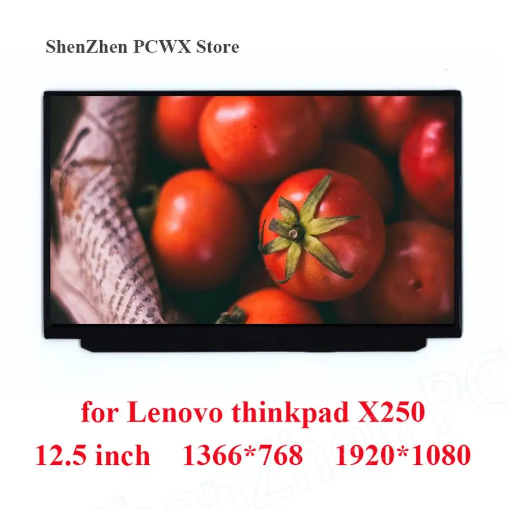 

12.5 inch LCD Display for thinkpad Lenovo X250 Laptop Screen LP125WH2-TPH1 1366-768 LP125WF2-SPB2 FHD1920-1080 IPS 30pin