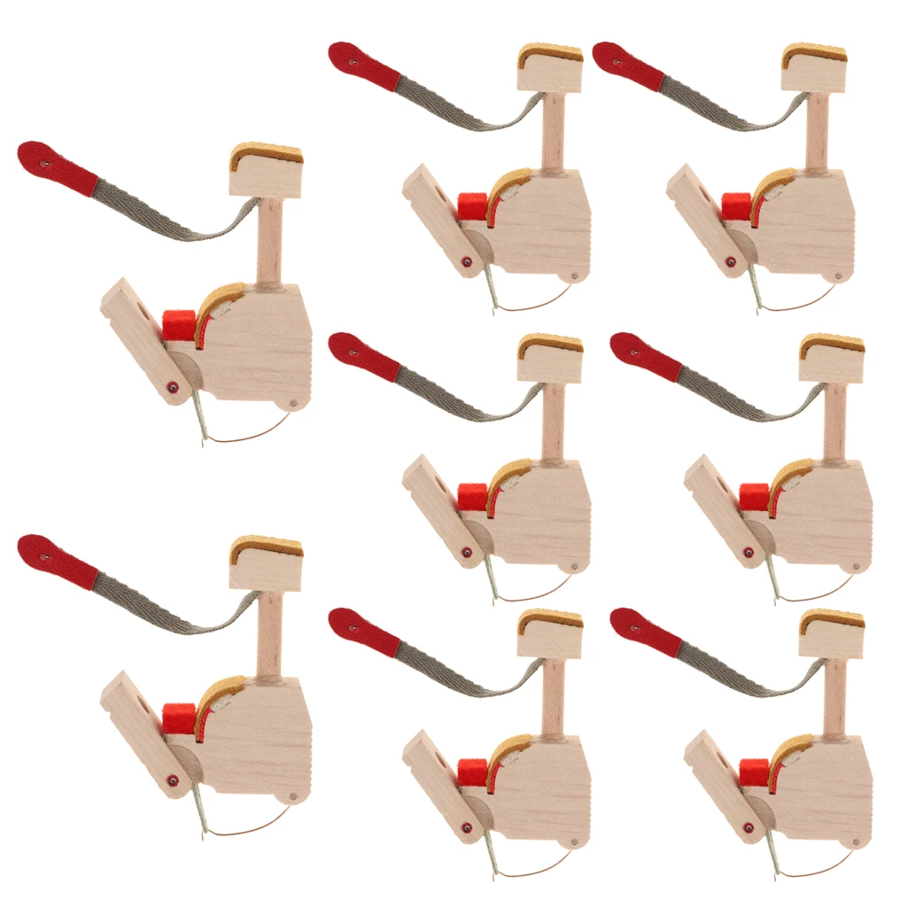 8 Pieces Wooden Piano Keyboard Hammer Butts DIY Repair Parts