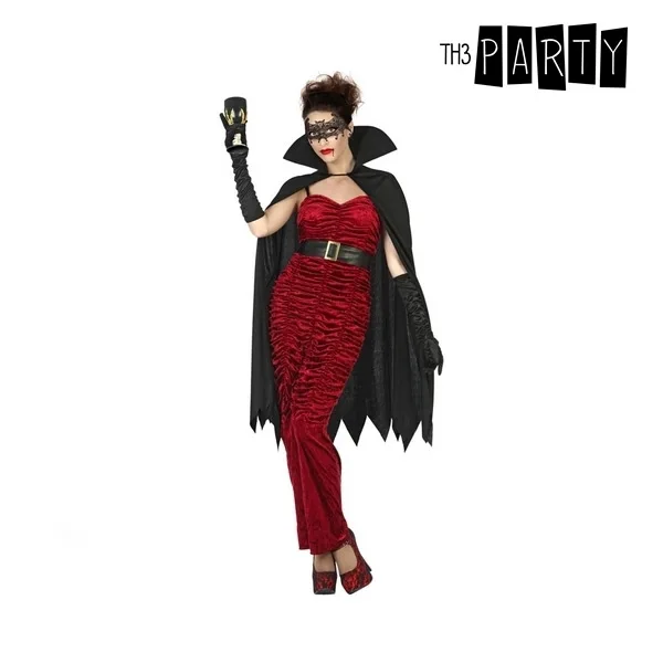 Костюм вампира для взрослых женщин с накидкой черный (3 шт.) |