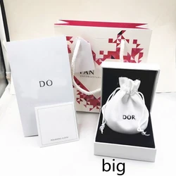 2021 Jewelry Women Organizer Box DIY Fit Pan Original 925 Bangles Bracelets Beads Ring Necklaces Velvet Bag Gifts Boxs Packaging