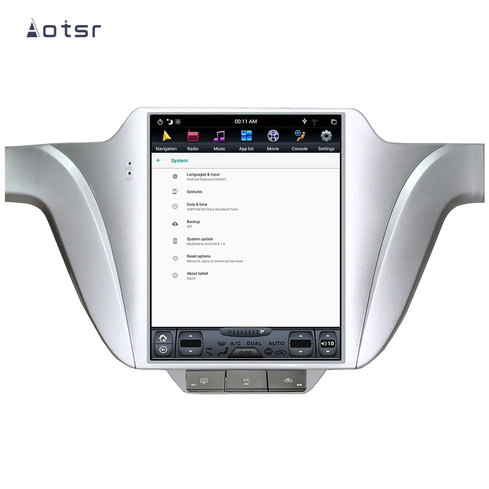 Android 9.0 Tesla style 64GB Car GPS Navigation For Volkswagen Lavida 2013 Head Unit Multimedia Player Radio