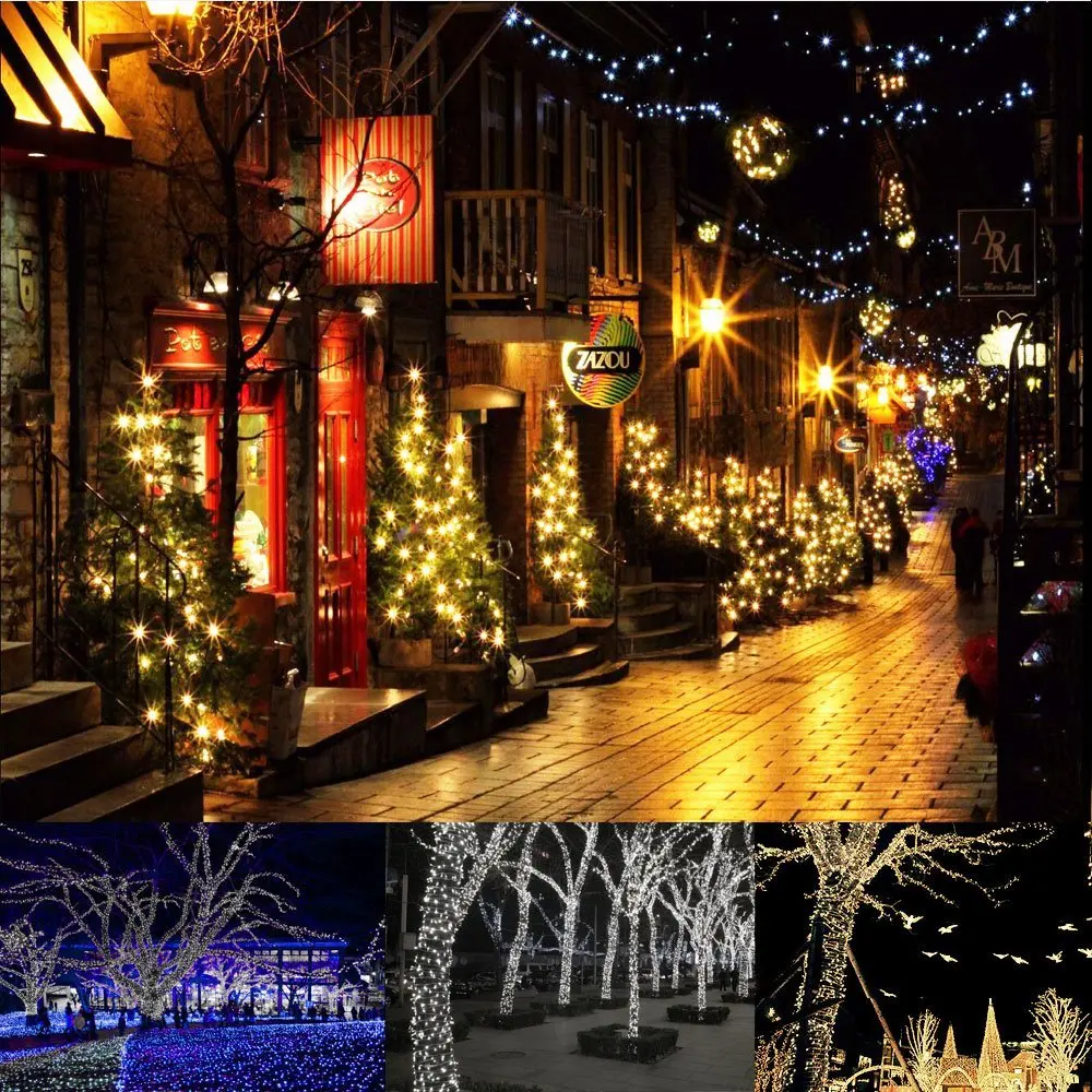 solar lamp string light led holiday lighting christmas fairy garland xms lights (19)