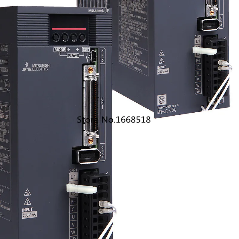 MIT AC Сервоусилитель драйвер MR-JE-70A+ сервомотор HG-KN73J-S100 1 комплект