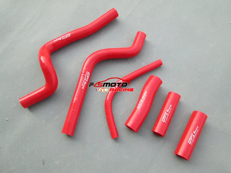 Для Honda CR500 95-01 силиконовый шланг радиатора красный