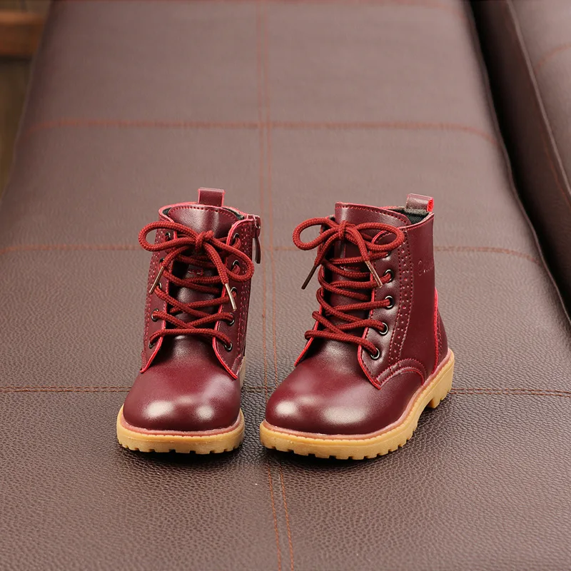 

Kids Boots Winter Boys Girls Martin Boots Baby Leather Boots For Children Martin Fashion Shoes Kids Rain Boots Girl Snow Boot
