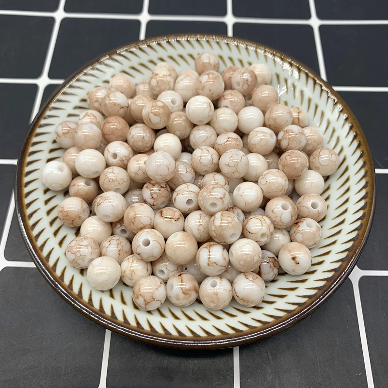 8mm-10mm Round Shape Beads Jewelry Making Acrylic Beads Multicolor Loose Bead Jewelry DIY Accessory acrylic beads loose beads beads for jewelry making
