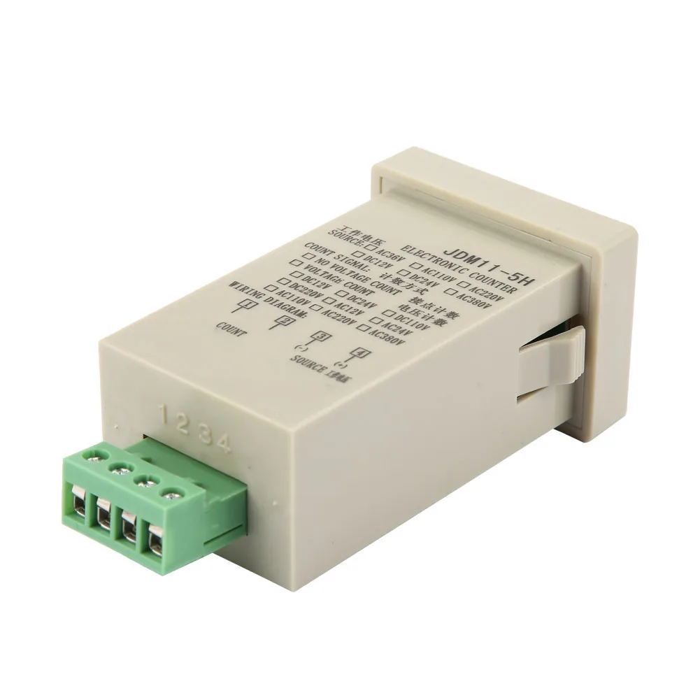 JDM11-5H 5 цифр Дисплей электронный накопление счетчик AC220V/DC36V/DC 24 V/DC 12V